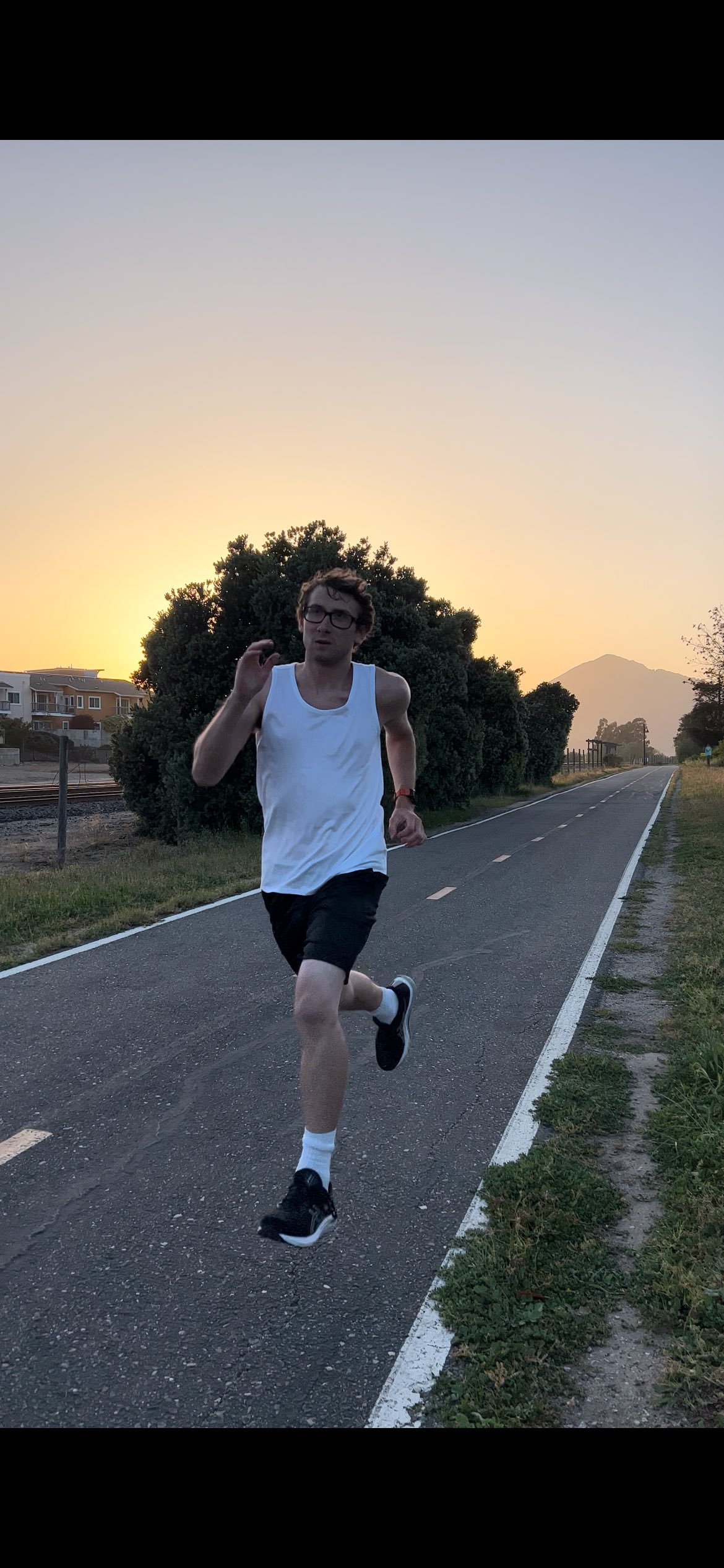 Evan running